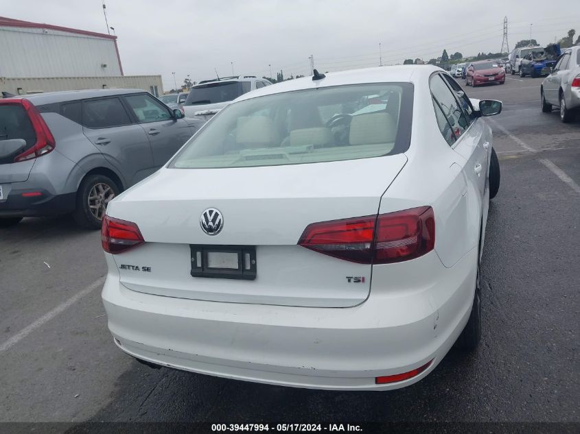 2017 Volkswagen Jetta 1.4T Se VIN: 3VWDB7AJ7HM313287 Lot: 39447994