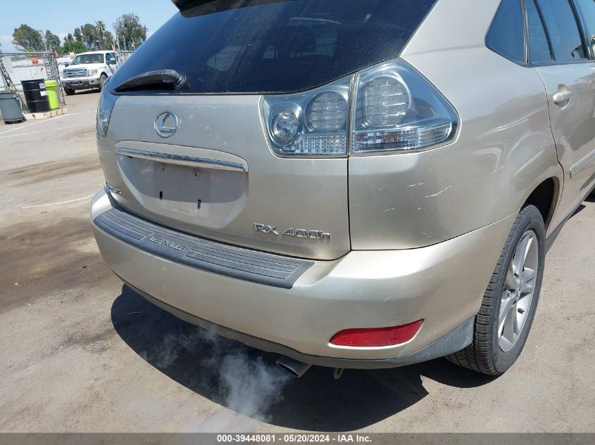 2006 Lexus Rx 400H VIN: JTJGW31U160001261 Lot: 39448081