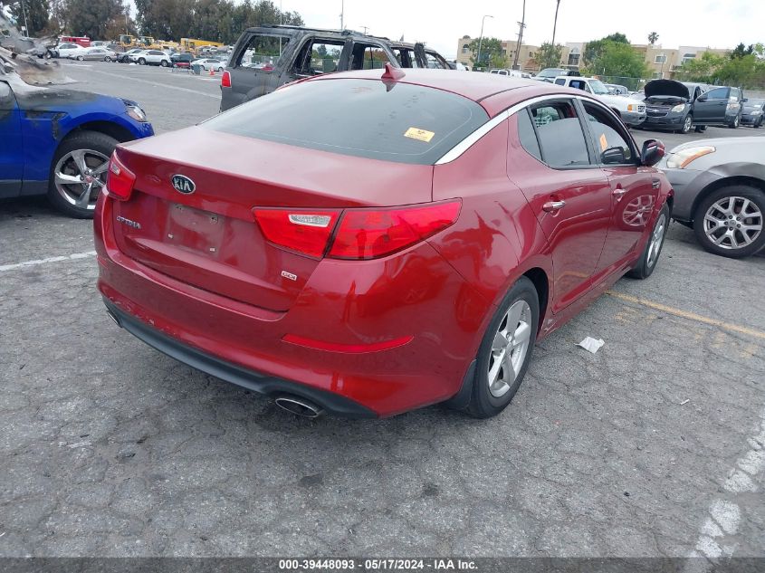 2015 Kia Optima Lx VIN: 5XXGM4A73FG519167 Lot: 39448093