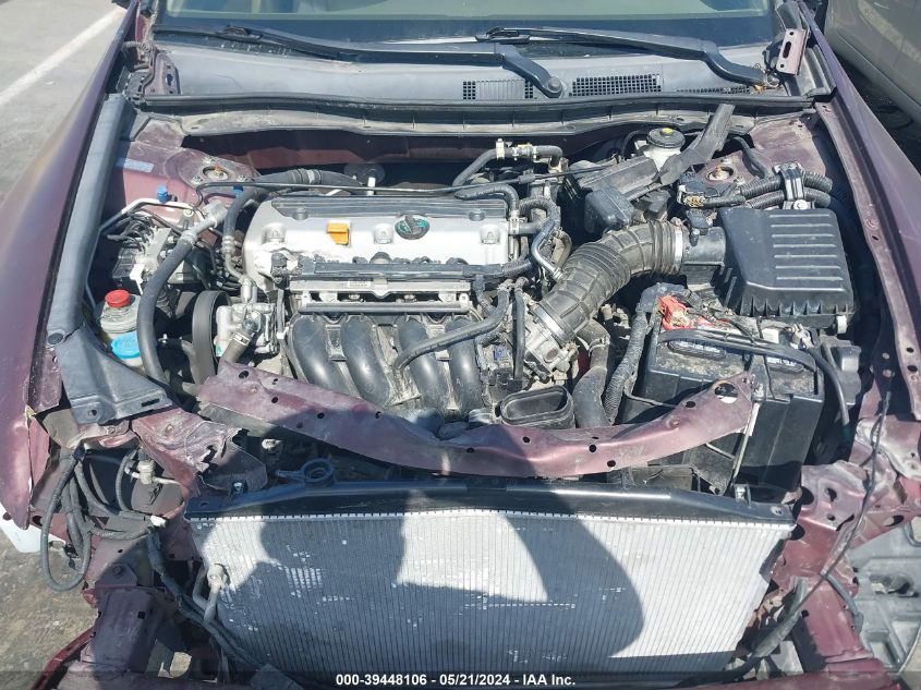 2010 Honda Accord 2.4 Lx VIN: 1HGCP2F38AA027076 Lot: 39448106