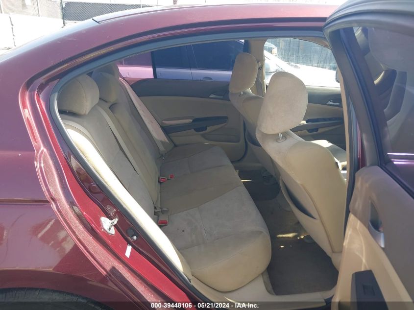 2010 Honda Accord 2.4 Lx VIN: 1HGCP2F38AA027076 Lot: 39448106