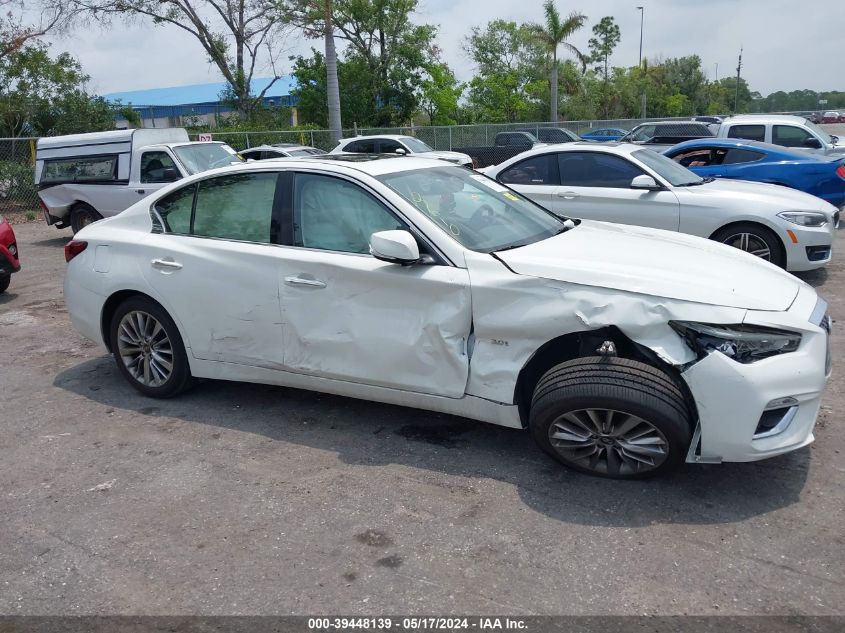 2019 Infiniti Q50 3.0T Luxe VIN: JN1EV7AP7KM512610 Lot: 39448139