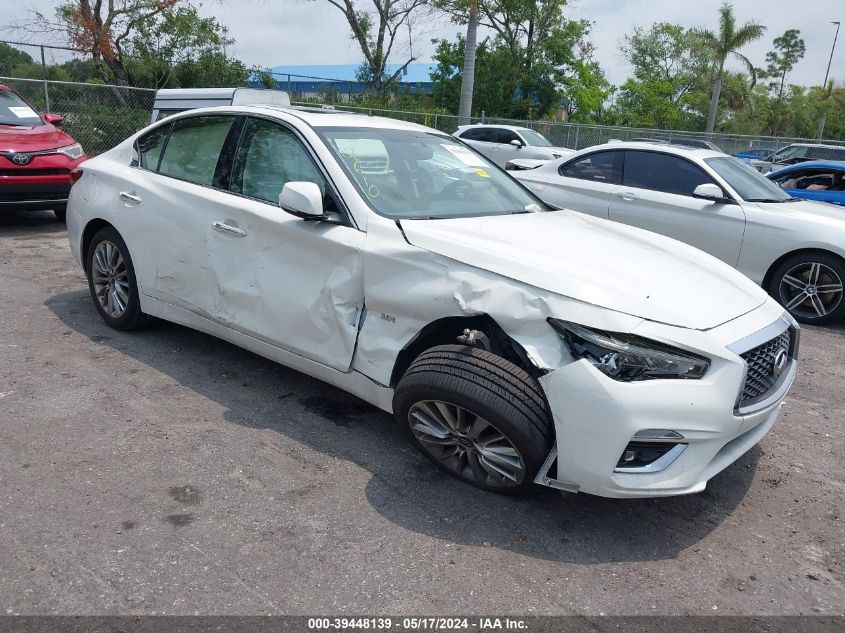 2019 Infiniti Q50 3.0T Luxe VIN: JN1EV7AP7KM512610 Lot: 39448139