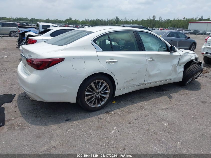 2019 Infiniti Q50 3.0T Luxe VIN: JN1EV7AP7KM512610 Lot: 39448139