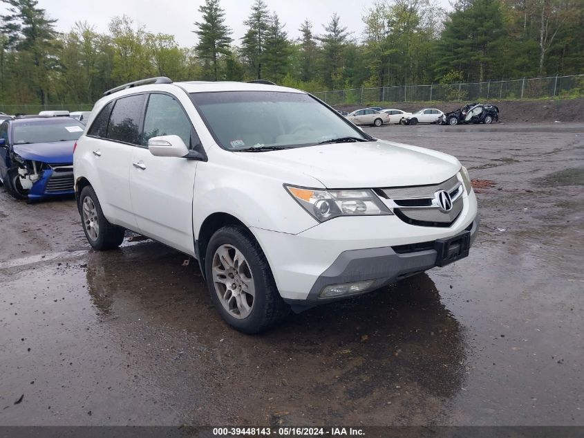 2007 Acura Mdx Technology Package VIN: 2HNYD28427H542842 Lot: 39448143