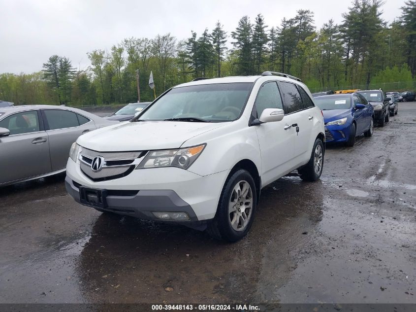 2007 Acura Mdx Technology Package VIN: 2HNYD28427H542842 Lot: 39448143