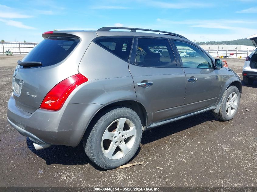 2004 Nissan Murano Sl VIN: JN8AZ08W94W337406 Lot: 39448154