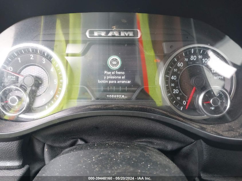 2020 Ram 1500 Laramie Quad Cab 4X2 6'4 Box VIN: 1C6RREDT3LN294815 Lot: 39448160