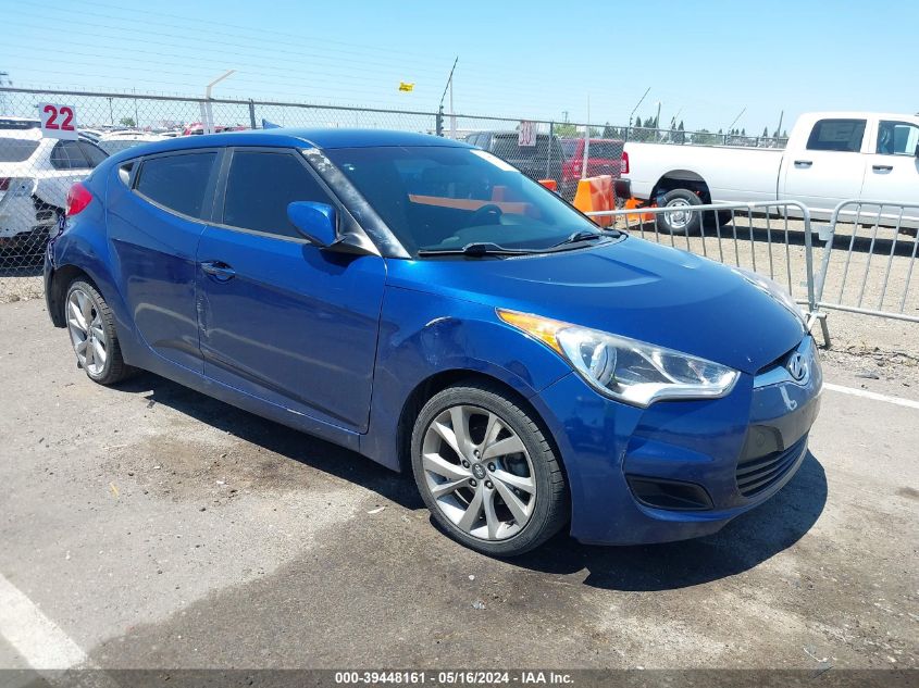 2016 Hyundai Veloster VIN: KMHTC6ADXGU272322 Lot: 39448161