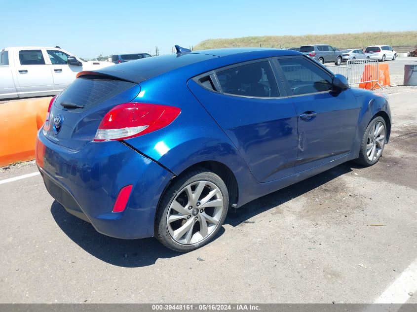 2016 Hyundai Veloster VIN: KMHTC6ADXGU272322 Lot: 39448161