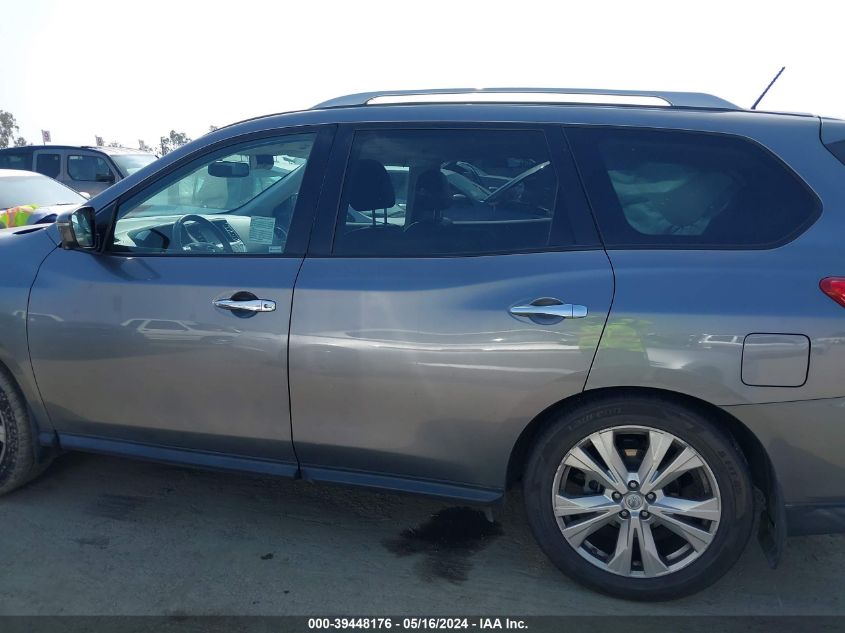 2018 Nissan Pathfinder Sl VIN: 5N1DR2MN6JC631517 Lot: 39448176