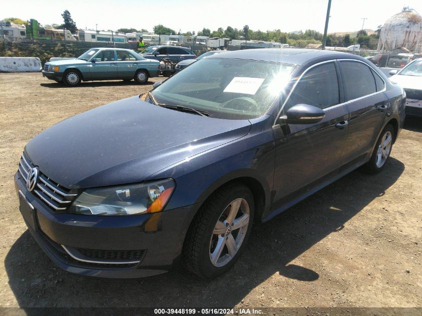 2012 Volkswagen Passat 2.0L Tdi Se VIN: 1VWBN7A3XCC088048 Lot: 39448199