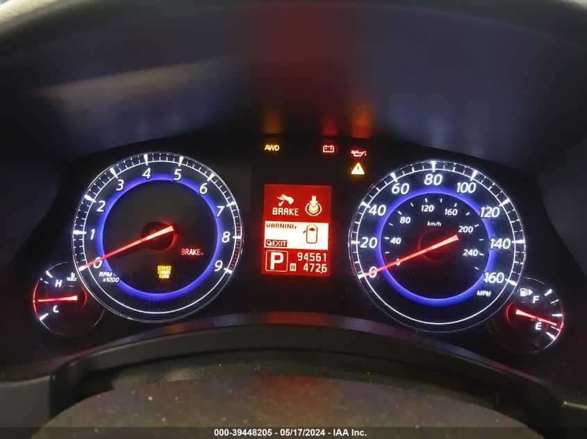 2010 Infiniti Ex35 Journey VIN: JN1AJ0HRXAM753343 Lot: 39448205