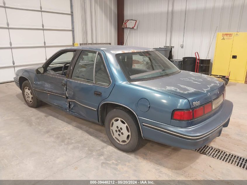 1991 Chevrolet Lumina VIN: 2G1WL54TXM1134617 Lot: 39448212