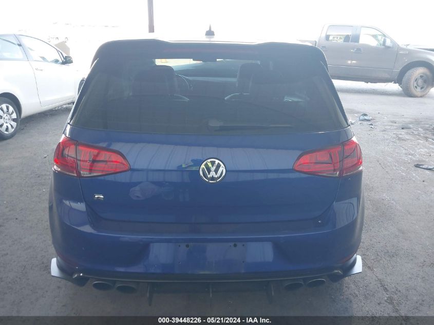 2015 Volkswagen Golf R 4-Door VIN: WVWLF7AU3FW171563 Lot: 39448226