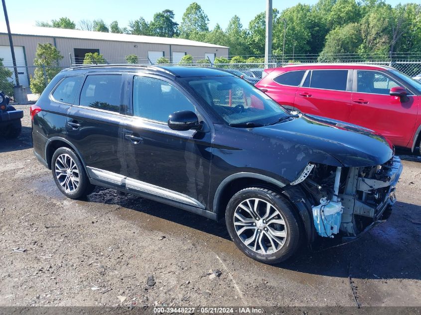 2016 Mitsubishi Outlander Sel VIN: JA4AD3A3XGZ059690 Lot: 39448227