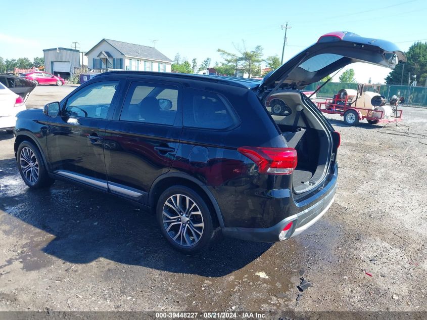 2016 Mitsubishi Outlander Sel VIN: JA4AD3A3XGZ059690 Lot: 39448227