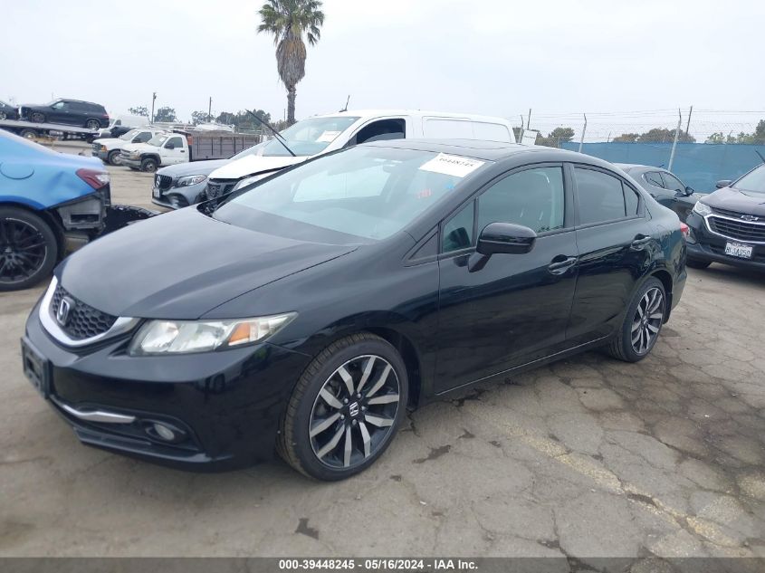 2014 Honda Civic Ex-L VIN: 2HGFB2F98EH504998 Lot: 39448245