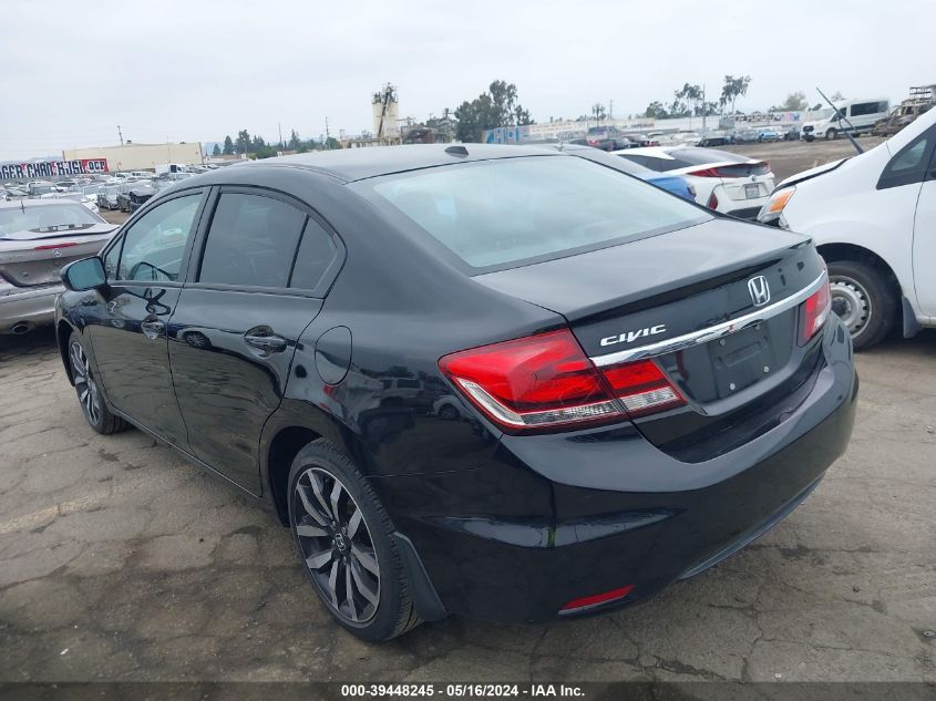 2014 Honda Civic Ex-L VIN: 2HGFB2F98EH504998 Lot: 39448245