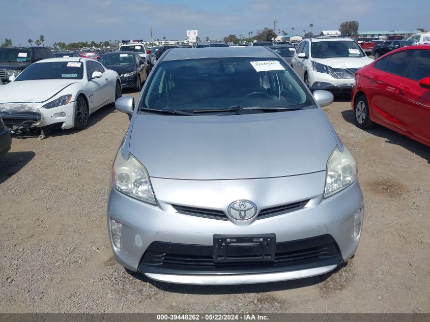 2015 Toyota Prius Three VIN: JTDKN3DU0F1876630 Lot: 39448262