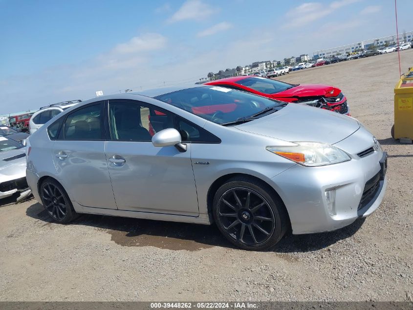 2015 Toyota Prius Three VIN: JTDKN3DU0F1876630 Lot: 39448262