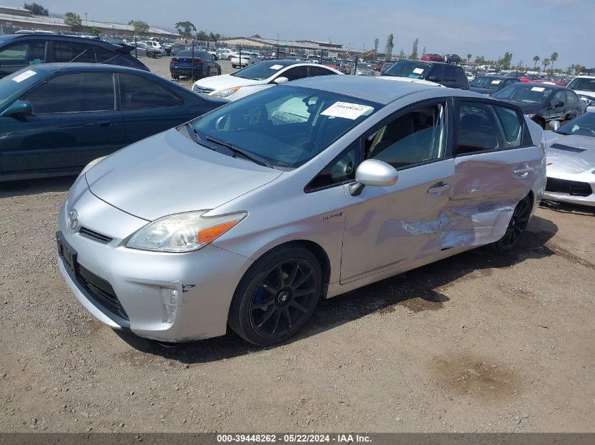 2015 Toyota Prius Three VIN: JTDKN3DU0F1876630 Lot: 39448262