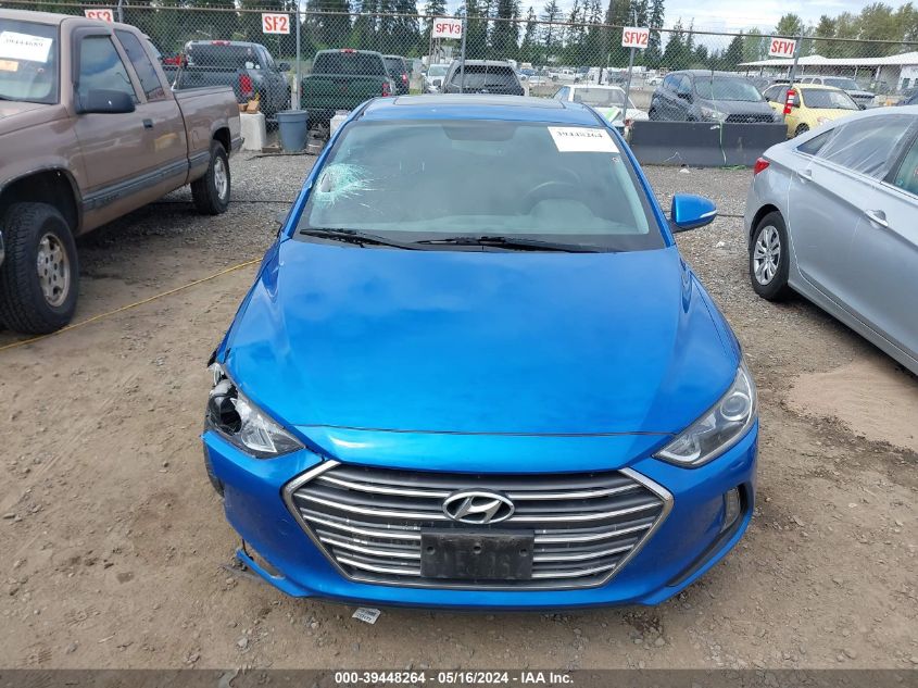 2017 Hyundai Elantra Limited VIN: KMHD84LF9HU127458 Lot: 39448264