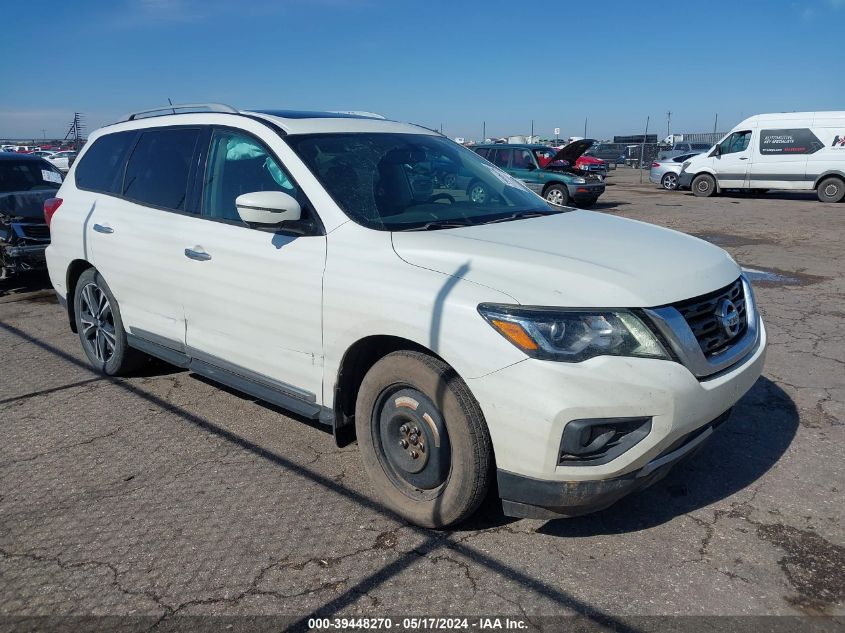 2017 Nissan Pathfinder Platinum VIN: 5N1DR2MM5HC605959 Lot: 39448270