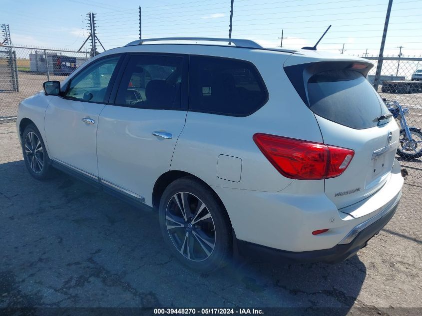 2017 Nissan Pathfinder Platinum VIN: 5N1DR2MM5HC605959 Lot: 39448270