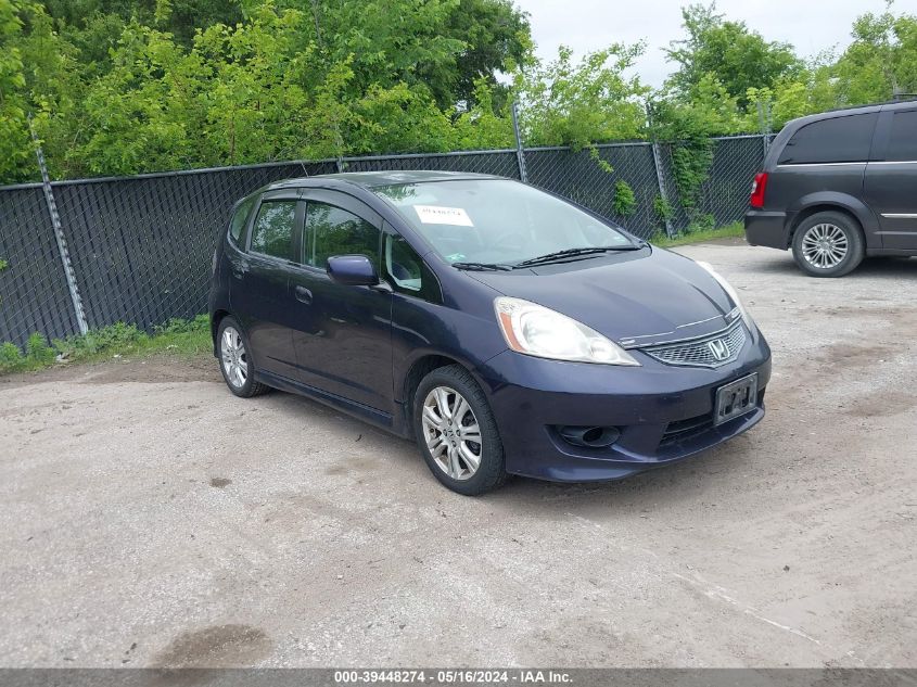 2009 Honda Fit Sport VIN: JHMGE87489S075522 Lot: 39448274