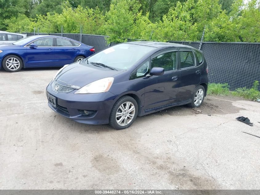 2009 Honda Fit Sport VIN: JHMGE87489S075522 Lot: 39448274