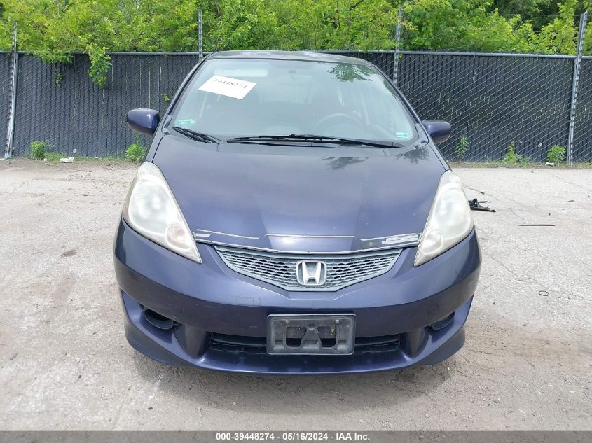 2009 Honda Fit Sport VIN: JHMGE87489S075522 Lot: 39448274