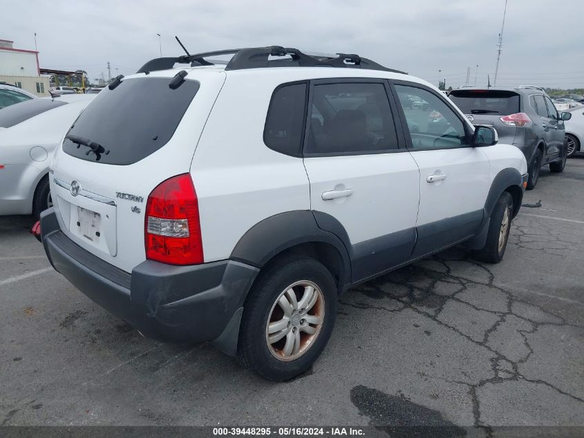 2007 Hyundai Tucson Limited/Se VIN: KM8JN12D87U610934 Lot: 39448295