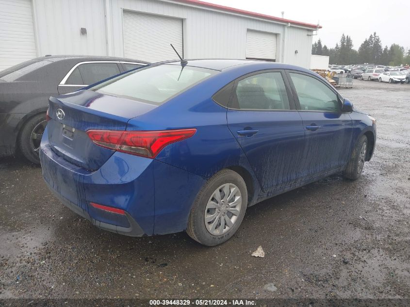 2021 Hyundai Accent Se VIN: 3KPC24A60ME147336 Lot: 39448329