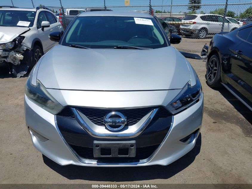 2016 Nissan Maxima 3.5 Sr VIN: 1N4AA6AP6GC907222 Lot: 39448333