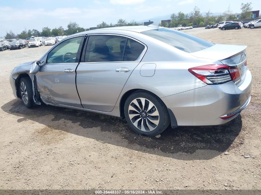 2017 Honda Accord Hybrid Ex-L VIN: JHMCR6F58HC028632 Lot: 39448337