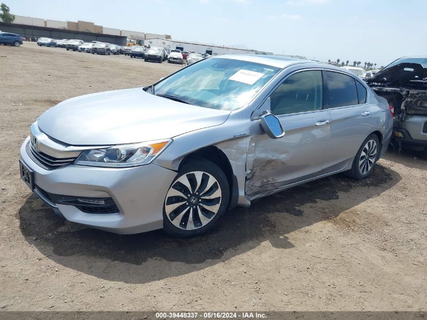 2017 Honda Accord Hybrid Ex-L VIN: JHMCR6F58HC028632 Lot: 39448337