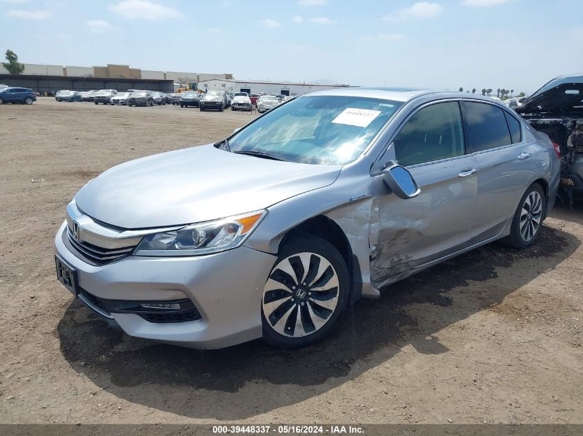 2017 Honda Accord Hybrid Ex-L VIN: JHMCR6F58HC028632 Lot: 39448337