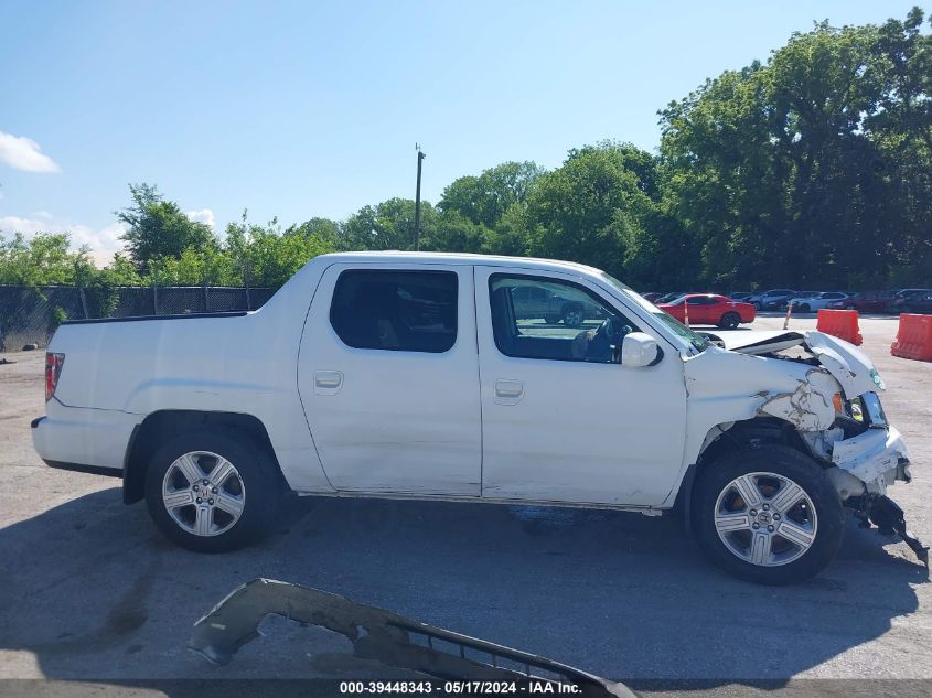 2014 Honda Ridgeline Rtl VIN: 5FPYK1F55EB013526 Lot: 39448343