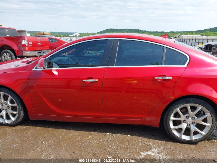 2014 Buick Regal Gs VIN: 2G4GT5GX6E9219205 Lot: 39448345