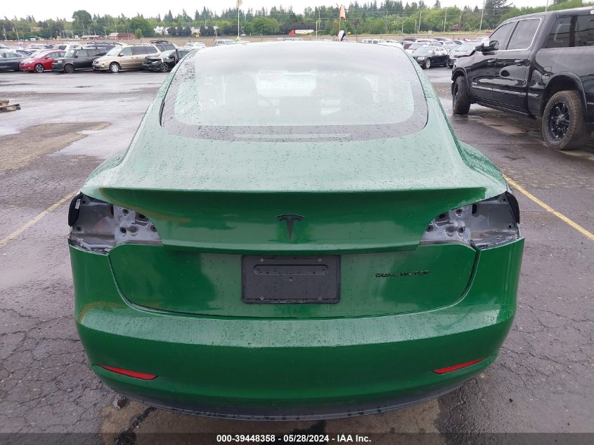 2020 Tesla Model 3 Long Range Dual Motor All-Wheel Drive VIN: 5YJ3E1EB8LF735538 Lot: 39448358