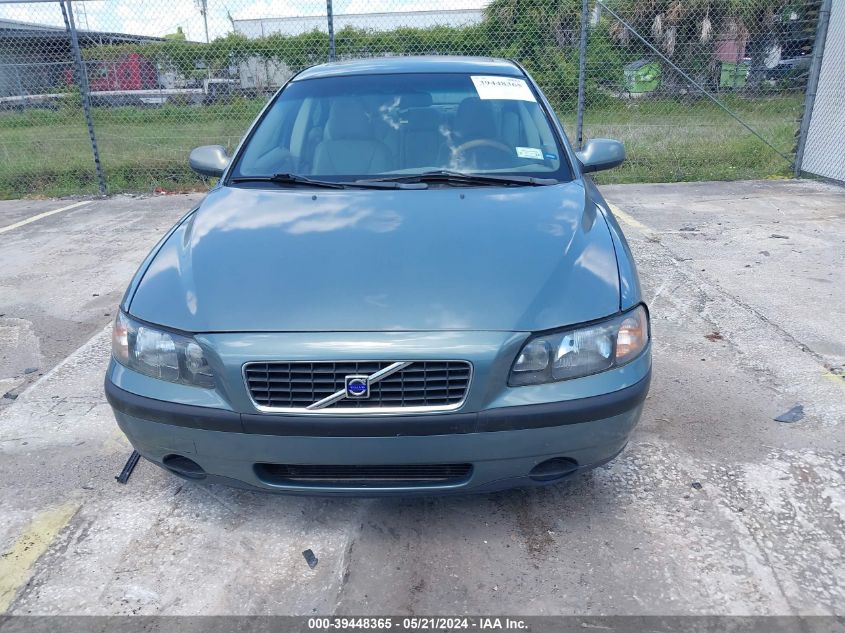 2002 Volvo S60 VIN: YV1RS61R822160565 Lot: 39448365