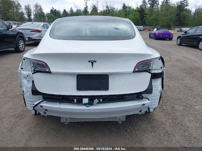 2023 Tesla Model 3 Rear-Wheel Drive VIN: 5YJ3E1EAXPF512656 Lot: 39448368