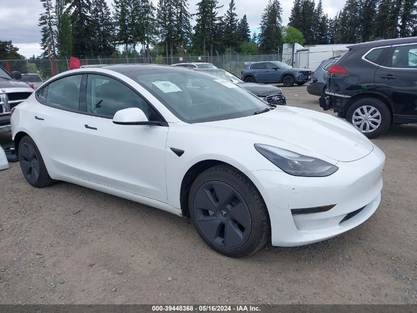 2023 TESLA MODEL 3 REAR-WHEEL DRIVE - 5YJ3E1EAXPF512656