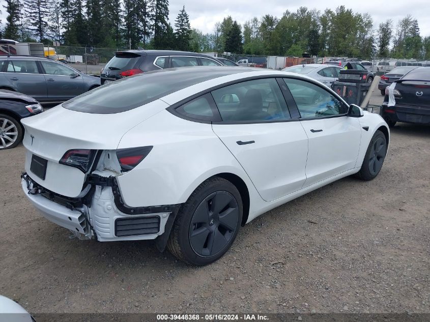 2023 Tesla Model 3 Rear-Wheel Drive VIN: 5YJ3E1EAXPF512656 Lot: 39448368