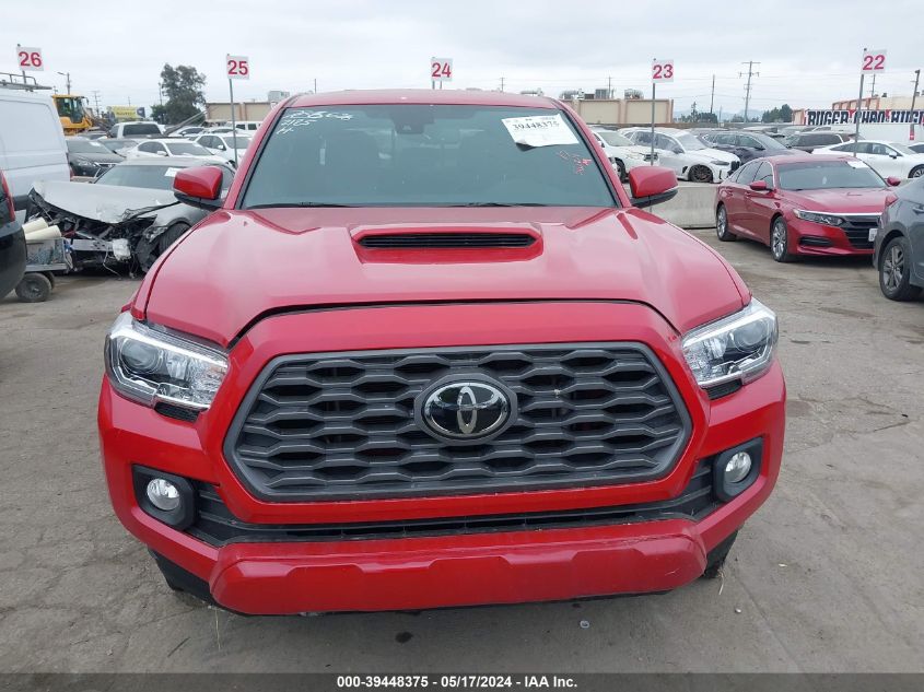 2021 Toyota Tacoma Trd Sport VIN: 3TMAZ5CNXMM153843 Lot: 39448375