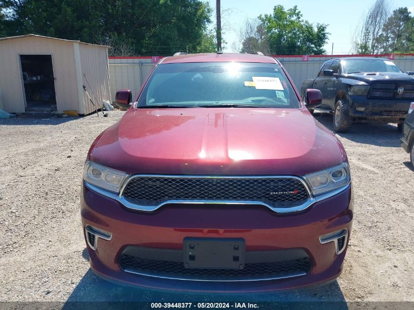 2022 Dodge Durango Sxt Awd VIN: 1C4RDJAG2NC103939 Lot: 39448377