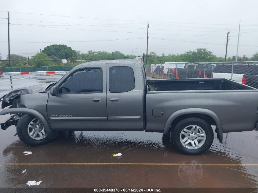 2003 Toyota Tundra Limited V8 VIN: 5TBRT38103S380481 Lot: 39448378