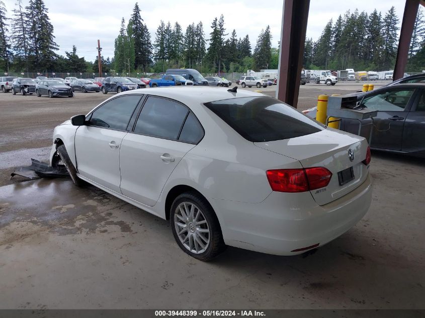 2011 Volkswagen Jetta 2.5L Se VIN: 3VWDZ7AJ6BM365481 Lot: 39448399