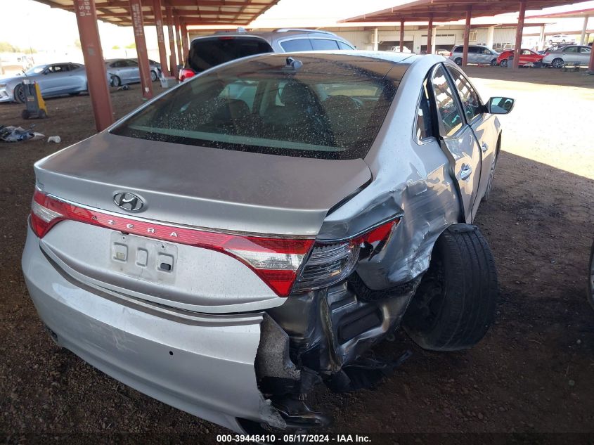 2013 Hyundai Azera VIN: KMHFH4JG4DA256627 Lot: 39448410